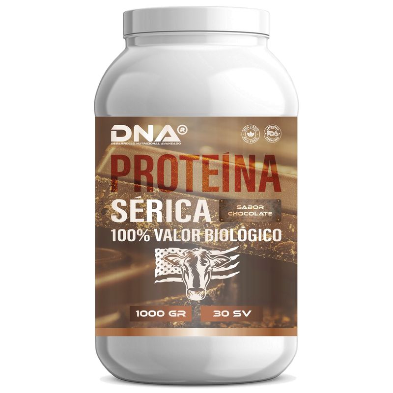 NUTRICION CHILE DNA - PROTEINA DNA® SABOR NATURAL - CHOCOLATE - POTE - 1KG