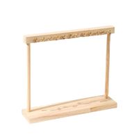 Exhibidor Artesanal de Madera de 12 Ranuras