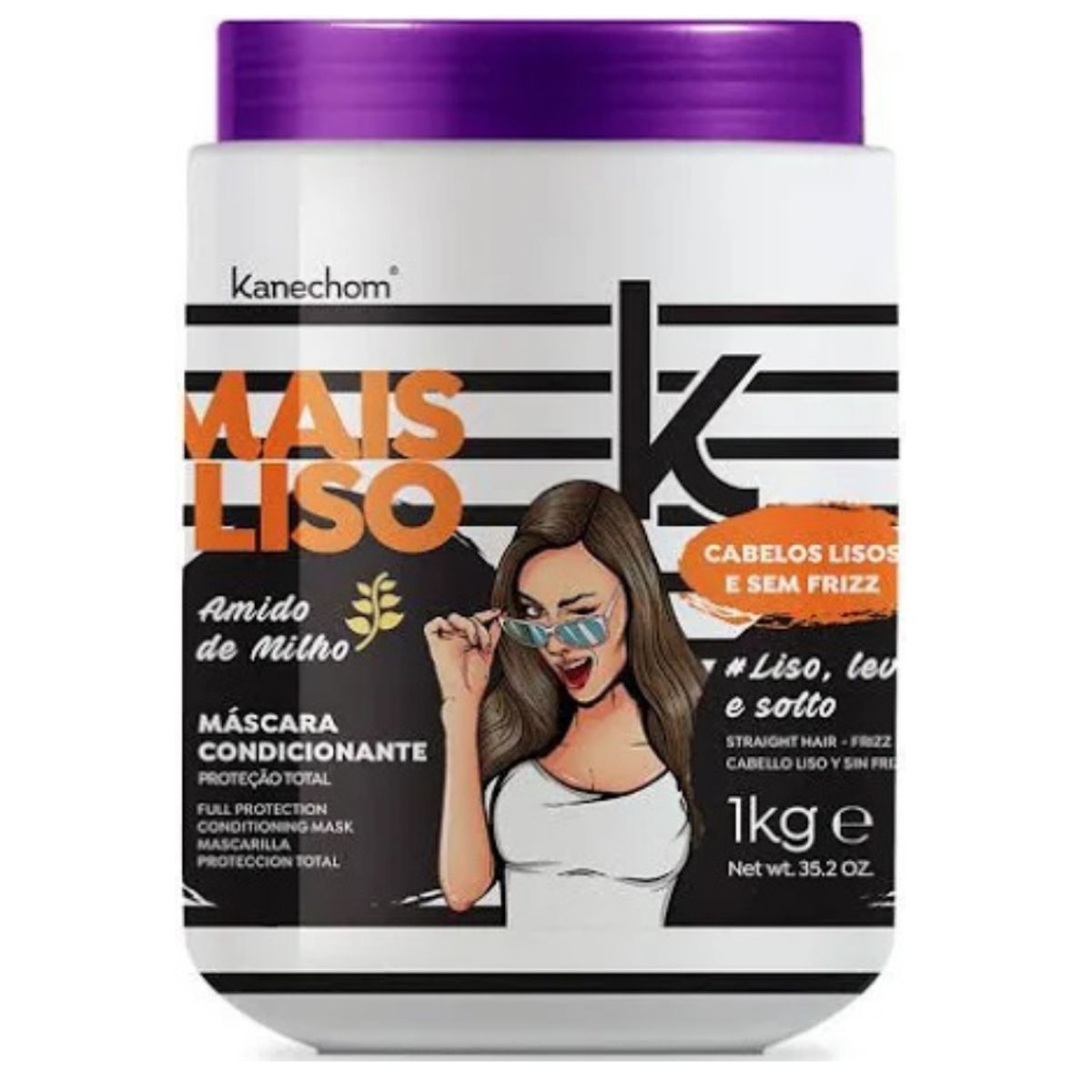 KANECHOM - Máscara De Cabello Protección Total Mais Liso kanechom