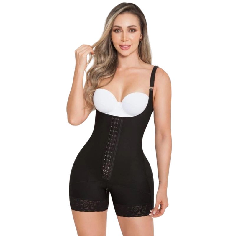 CINTURA SONADA - Faja Reductora Alta Compresion 3 Broches Colombiana
