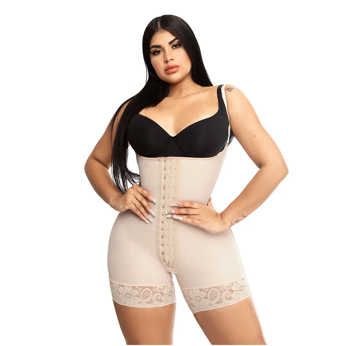 CINTURA SONADA - Faja Reductora Alta Compresion 3 Broches Colombiana