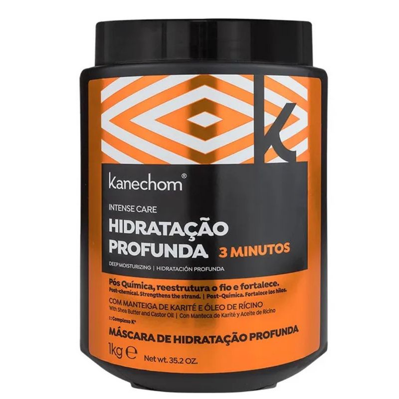 KANECHOM - Máscara Capilar Hidratacion profunda Kanechom 1000g Brasilera