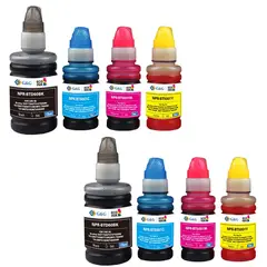 CREA PRINT - 2 Pack Tinta Alternativa Para Brother Btd60bk/bt5001 4 Color