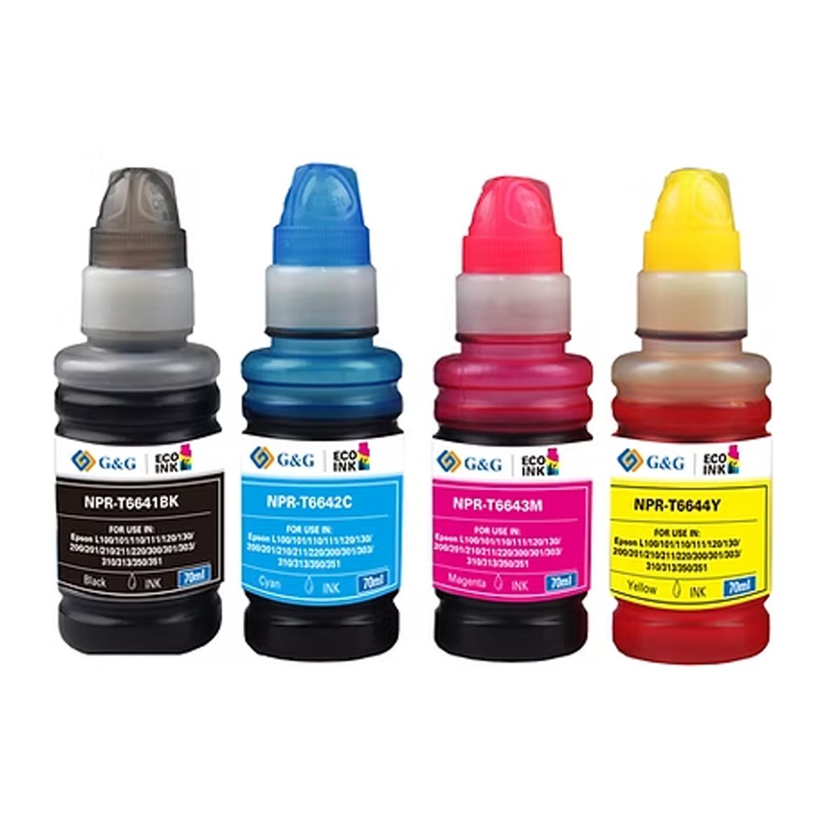 CREA PRINT - Pack De Carga De Tinta Para Epson T664 L220 L120 L121