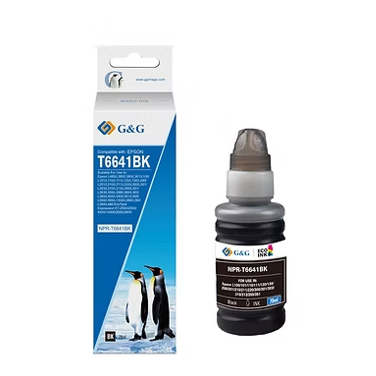 CREA PRINT - Pack De Carga De Tinta Para Epson T664 L220 L120 L121
