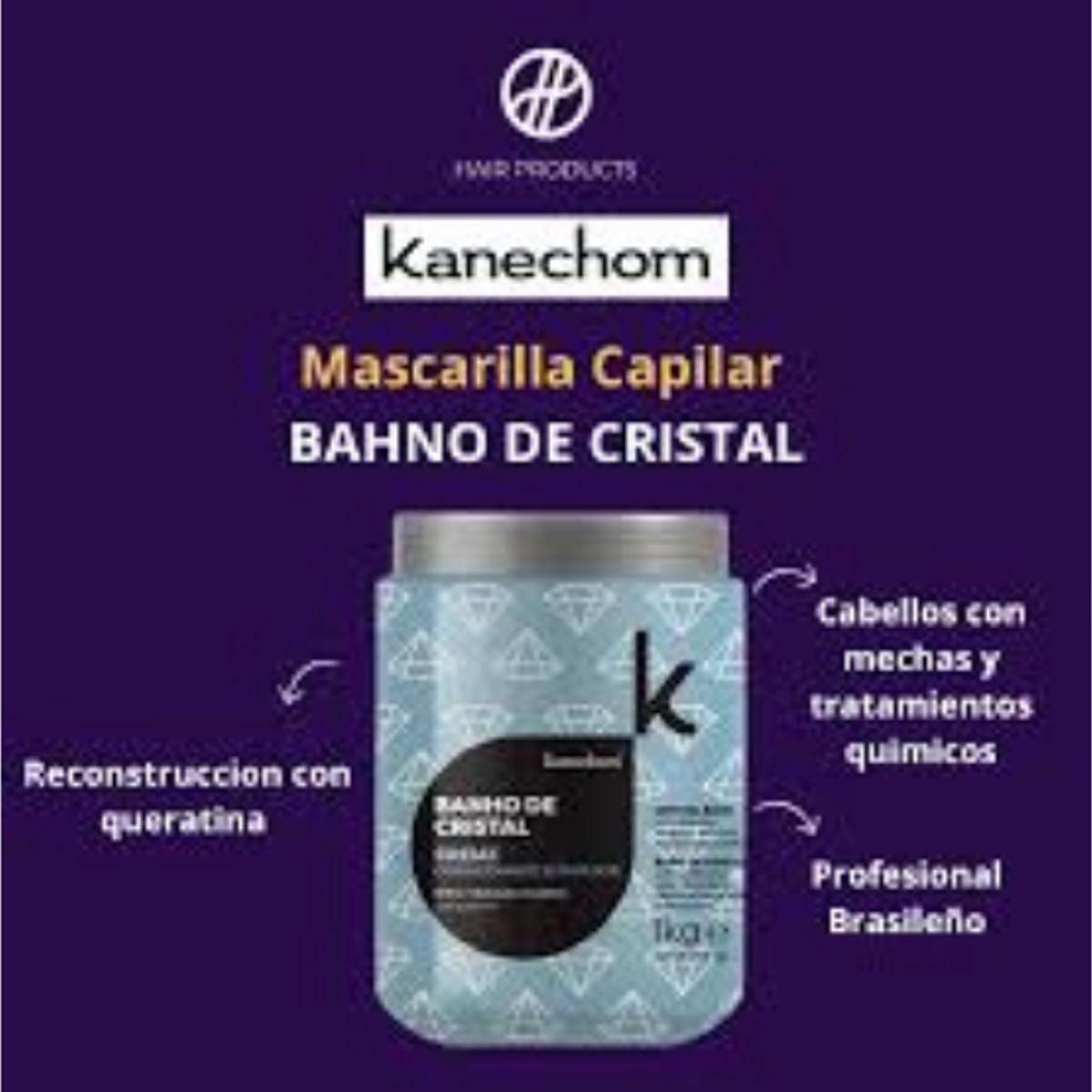 KANECHOM - Mascara capilar Kanechom Baño De Cristal