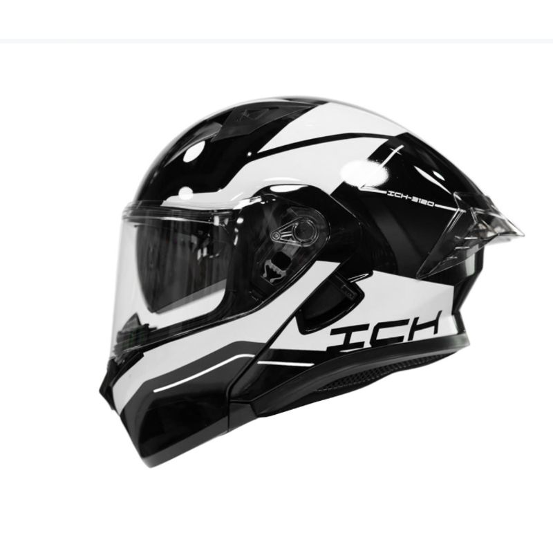 ICH - Casco moto ich 3120 mixter bl abatible con sun visor certificación dot 3cv