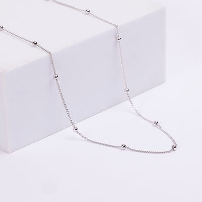 Imagen 2 del producto Collar Padre Nuestro con Cristal en Plata 925