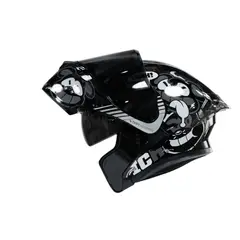 ICH - Casco moto 3120 turn on n7 sm abatible con sun visor certificación dot 3cv