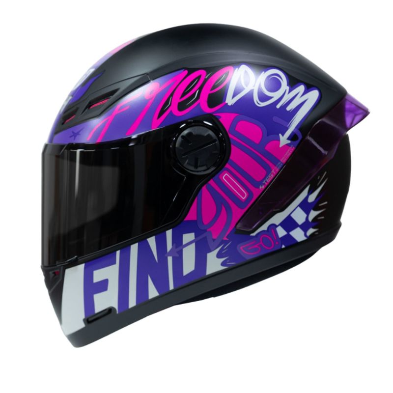 ICH - Casco moto ich 501sp dm message mr sm integral certificación dot qr