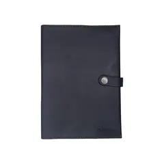 TRATUR - Cuaderno de Cuero Negro Grande