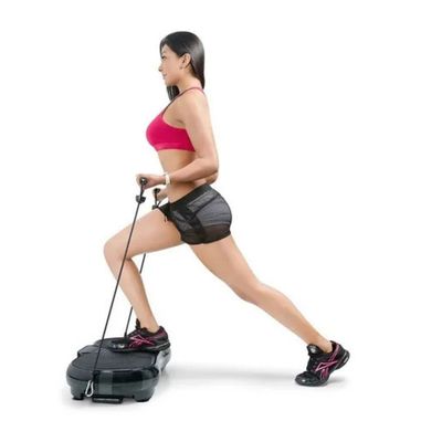 Imagen 2 del producto Plataforma Vibratoria Bluetooth Con Bandas Lcd Ejercicios TN