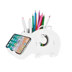 GENERICO - Porta Celular Y Lapicero Elefante Blanco SKU TN