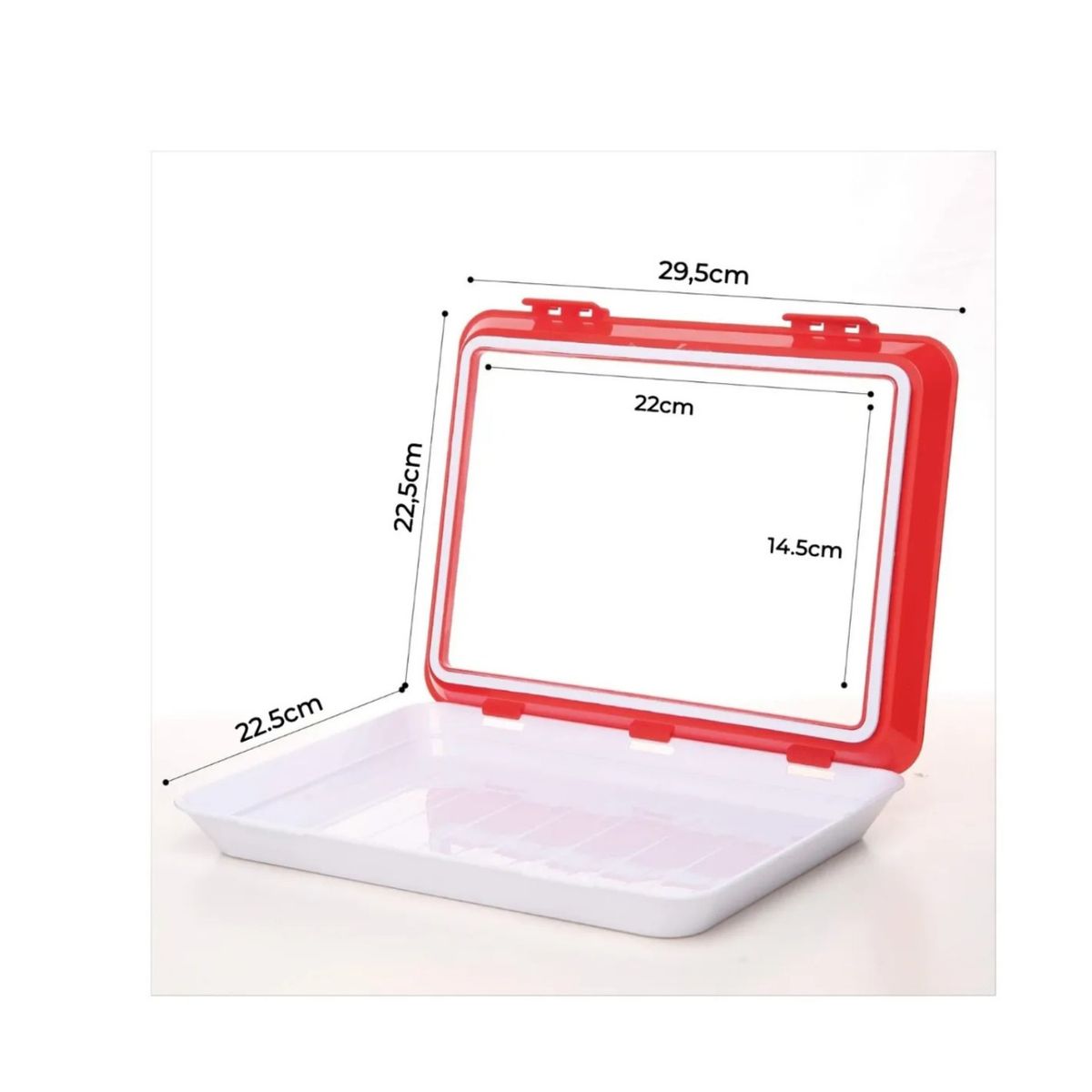 GENERICO - Bandeja Reutilizable Conservar Alimentos Freezer Heladera SKU TN