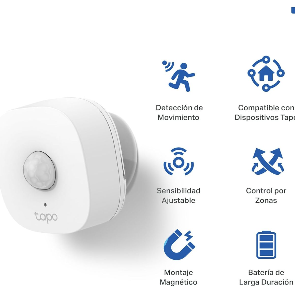 TP LINK - Sensor De Movimiento PiR TAPO HomeKit Alexa Google - Requiere HUB