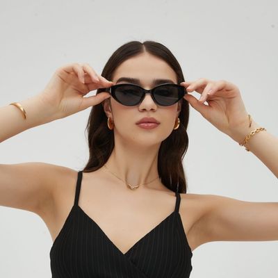 Imagen 2 del producto Gafas Lentes De Sol Retro Ojo De Gato Polarizadas