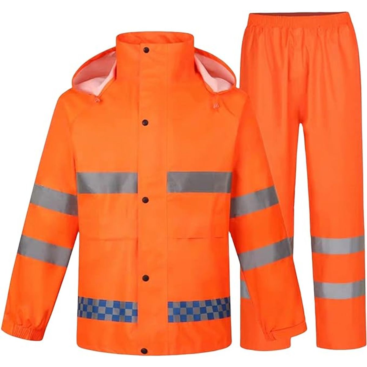 EDWINAYY - Traje De Agua Poliuretano 100% Impermeable Bicolor - Moto
