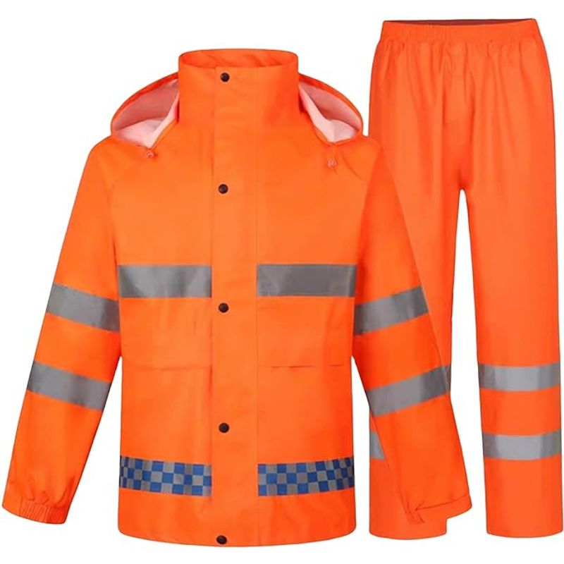 EDWINAYY - Traje De Agua Poliuretano 100% Impermeable Bicolor - Moto