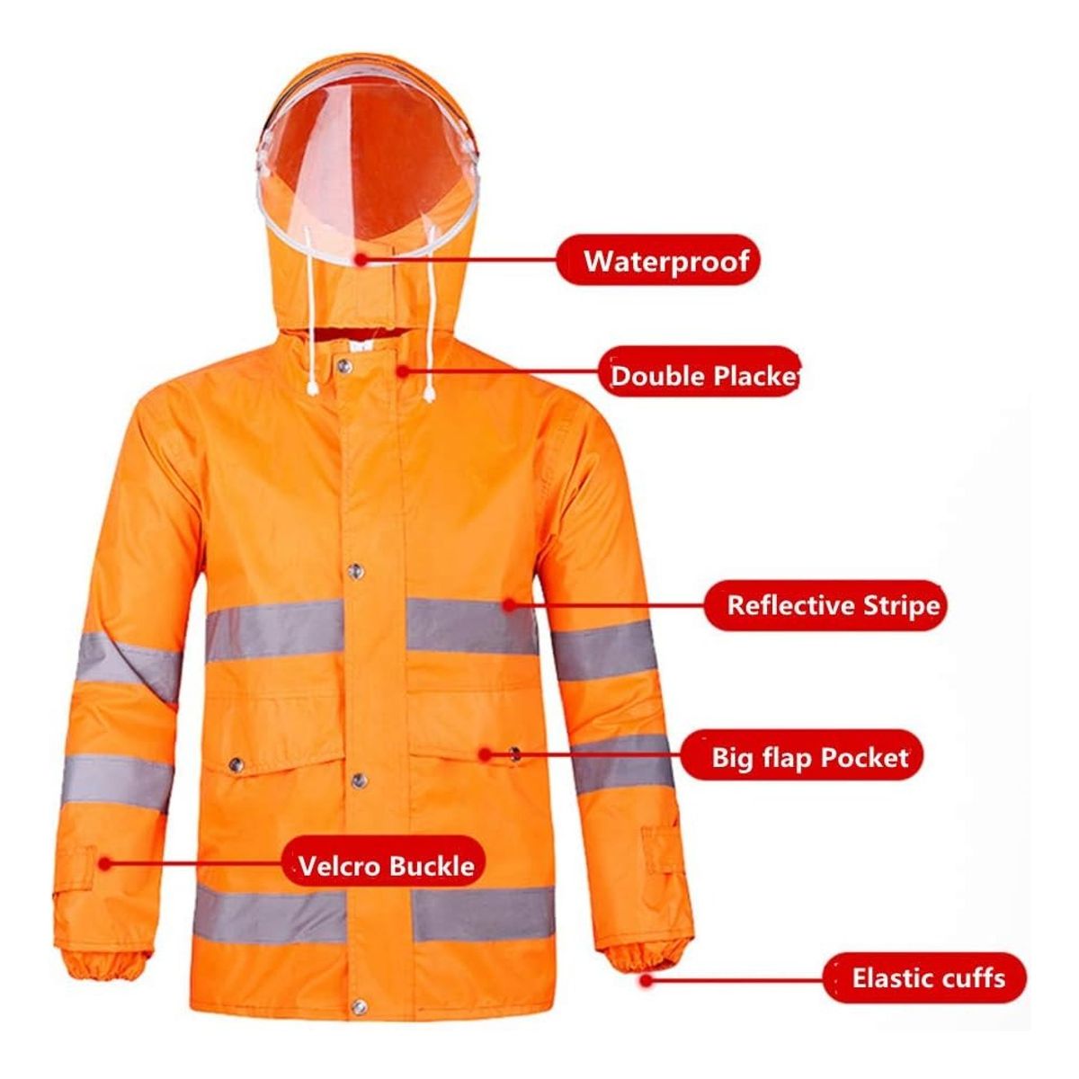 EDWINAYY - Traje De Agua Poliuretano 100% Impermeable Bicolor - Moto