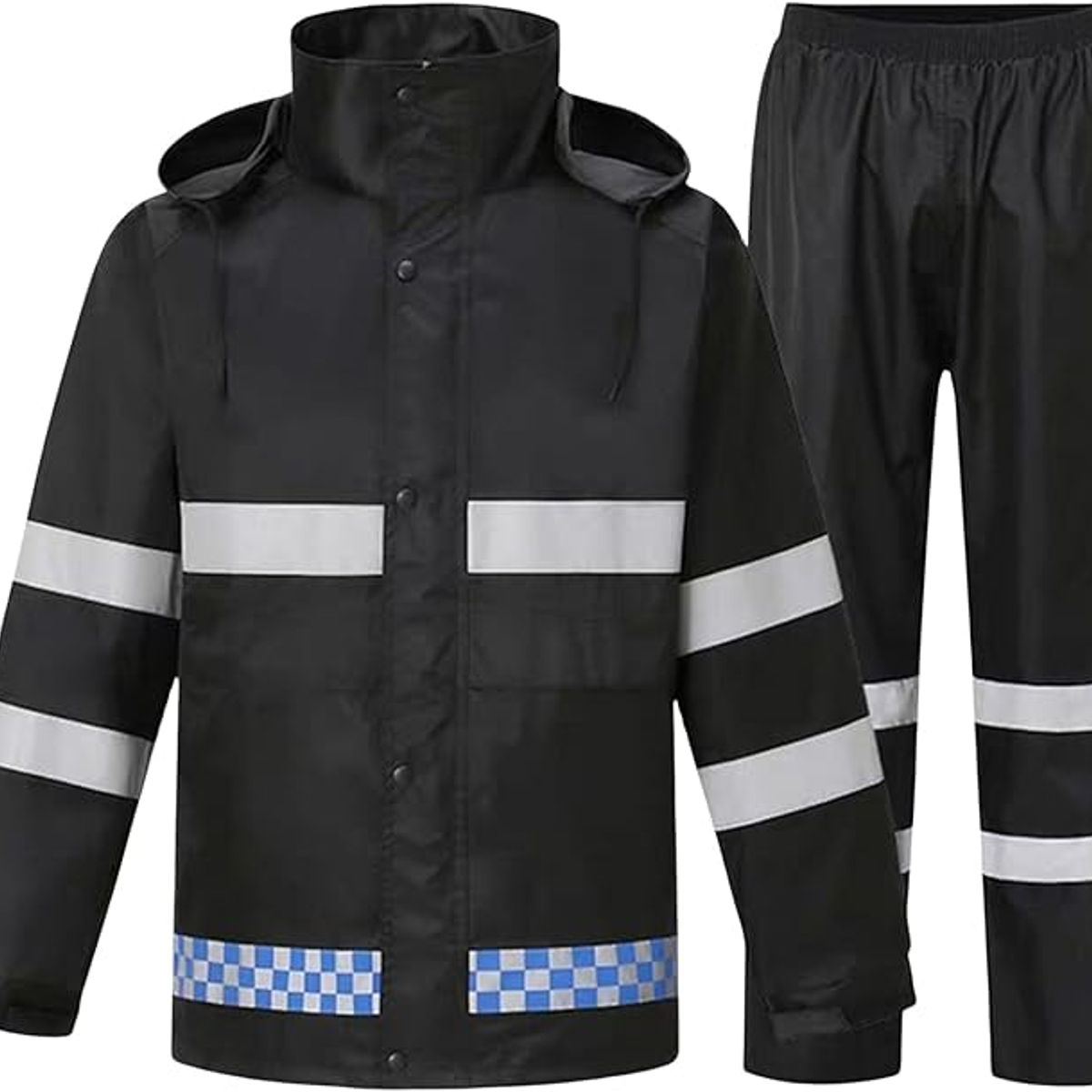 EDWINAYY - Traje De Agua Poliuretano 100% Impermeable Bicolor - Moto
