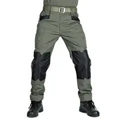 EDWINAYY - Pantalón Cargo Bicolor Con Rodillas Reforzadas