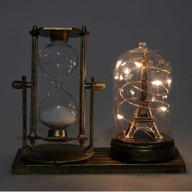 EDWINAYY - Reloj De Arena Con Temporizador De Torre De Luz Estatua De