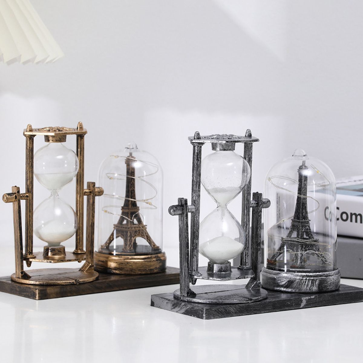 EDWINAYY - Reloj De Arena Con Temporizador De Torre De Luz Estatua De