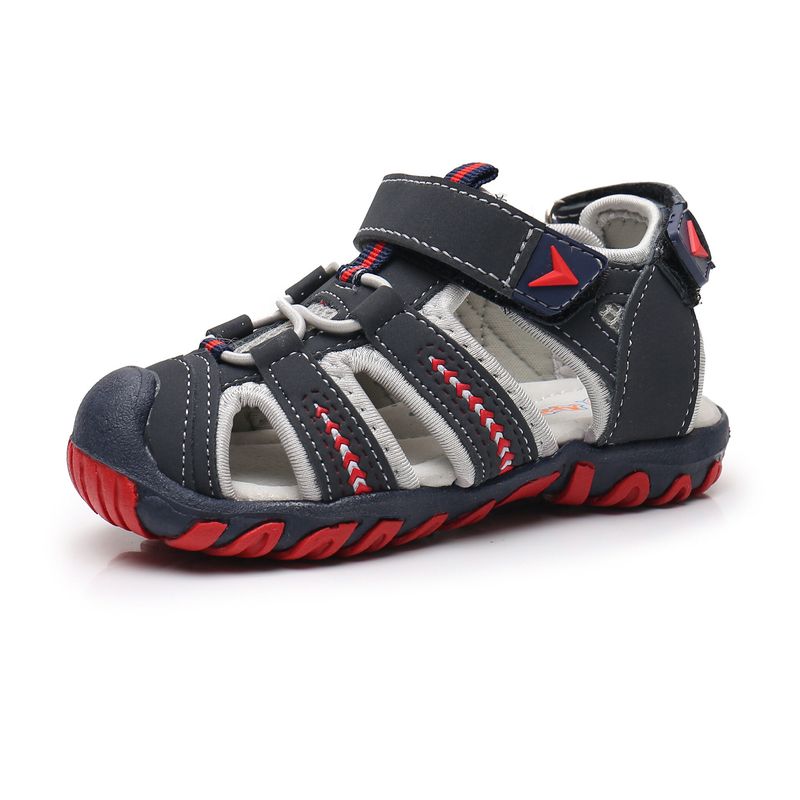 EDWINAYY - Sandalias de bebé antideslizantes con punta cerrada para niños