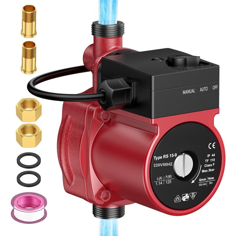 GENERICO - Bomba Agua Presurizadora Para Silenciosa Calefon 30 L/min