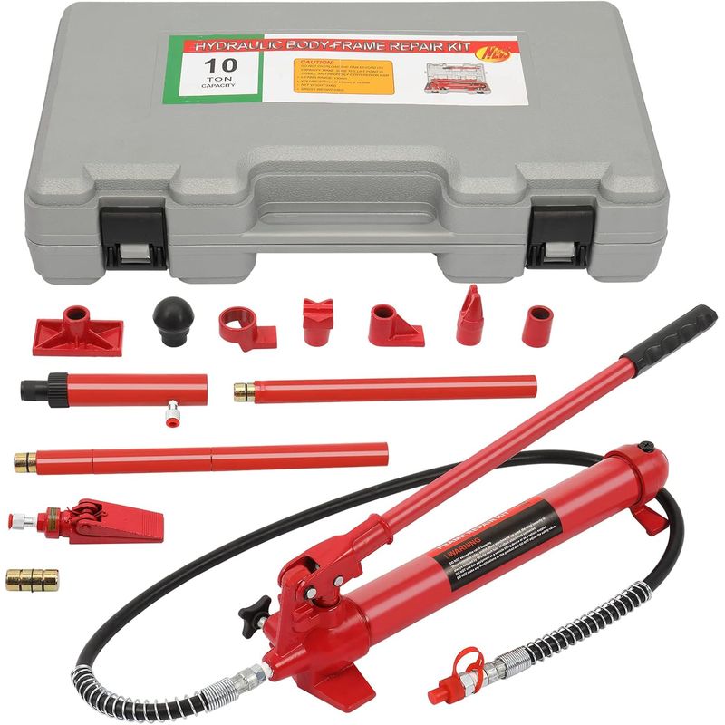 GENERICO - Gato Hidráulico Automotriz De 10toneladas Portátil Para Auto