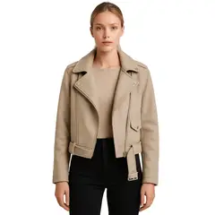 D'JOE - Chaqueta Siena Lana Gruesa Aviadora Mujer