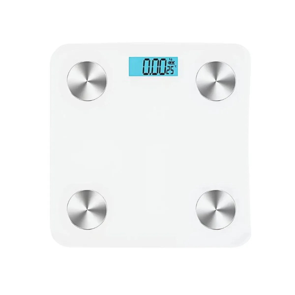 CRUSEC - Balanza Pesa Baño Usb Digital Bluetooth Recargable 180kgs