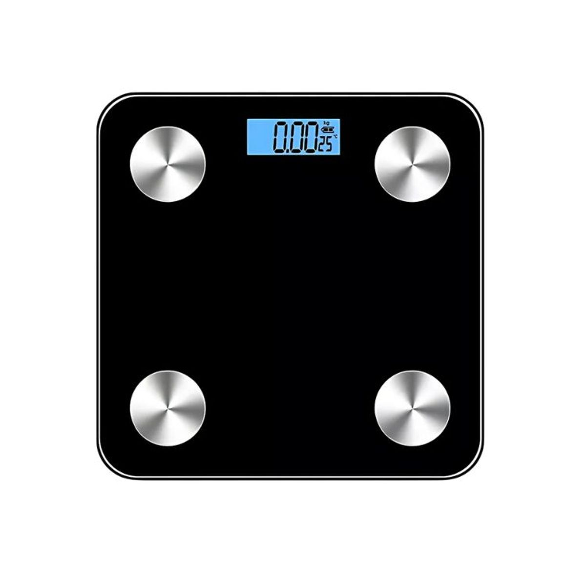 CRUSEC - Balanza Pesa Baño Usb Digital Bluetooth Recargable 180kgs