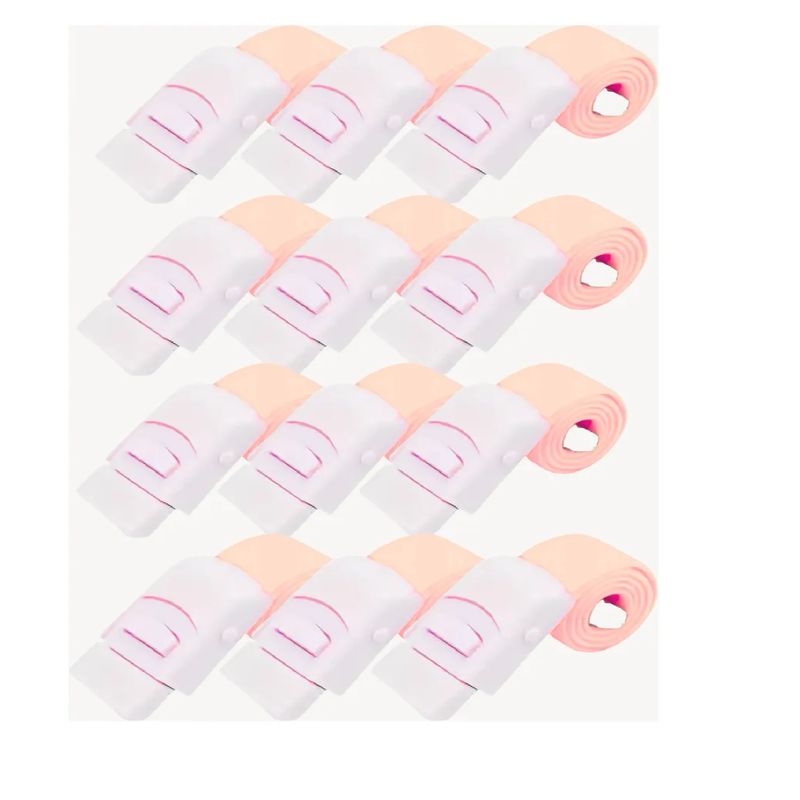 GENERICO - Torniquete Ligadura Elastico Hebilla Medicas Rosa 12 Unids