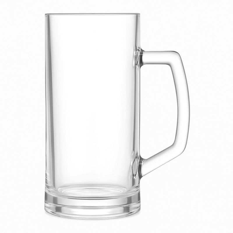 ALLEGRA - Vaso Shopero Cervecero De Vidrio Extra Resistente 650ml