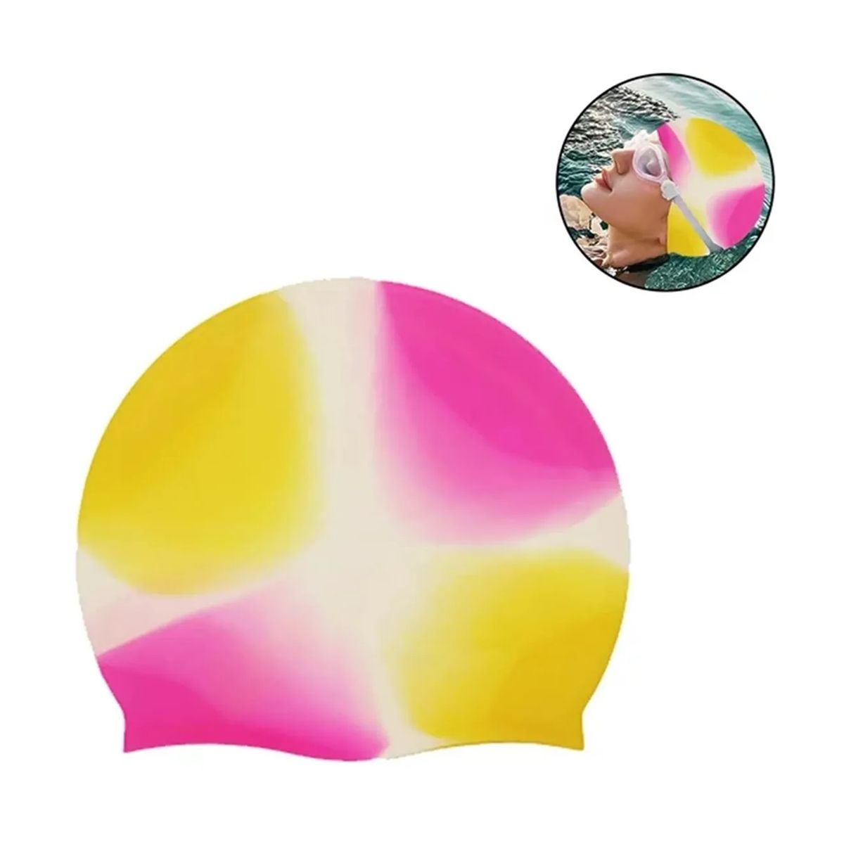 GENERICO - Gorro Piscina Natación Silicona Standar Gorra De Baño Elastico
