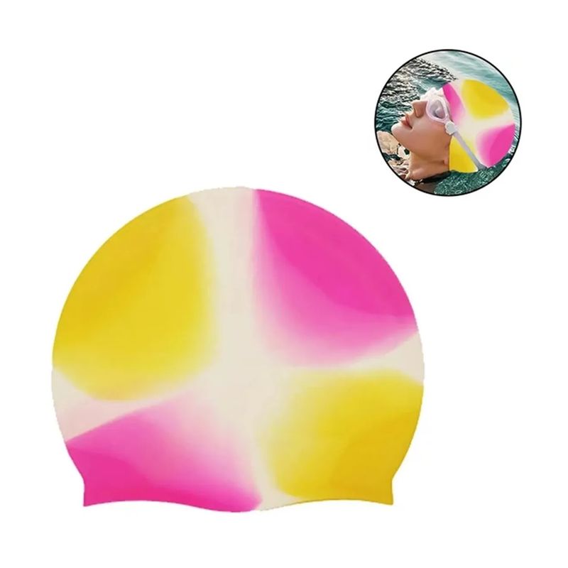 GENERICO - Gorro Piscina Natación Silicona Standar Gorra De Baño Elastico