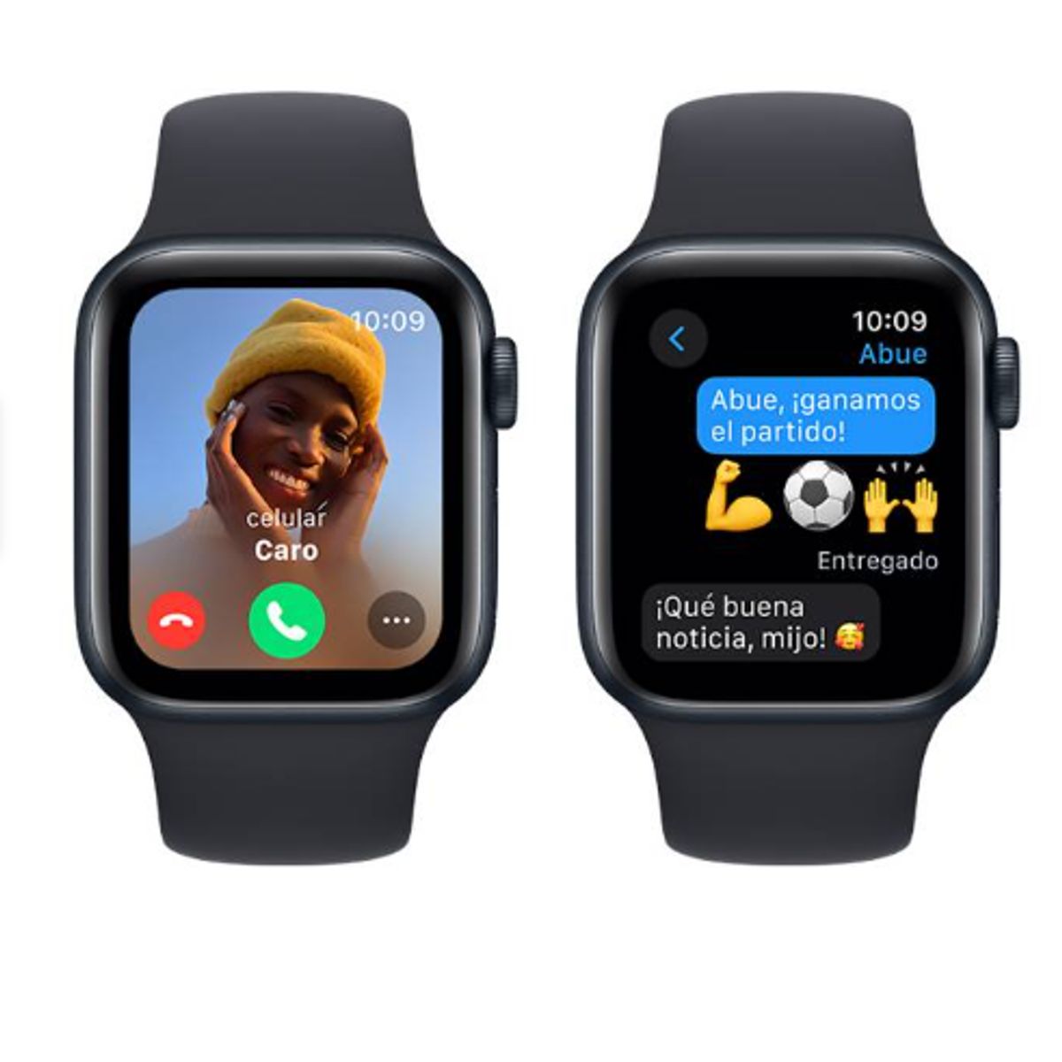 APPLE - Apple Watch SE 2024 GPS 40mm Midnight Aluminio Sport Band S/M