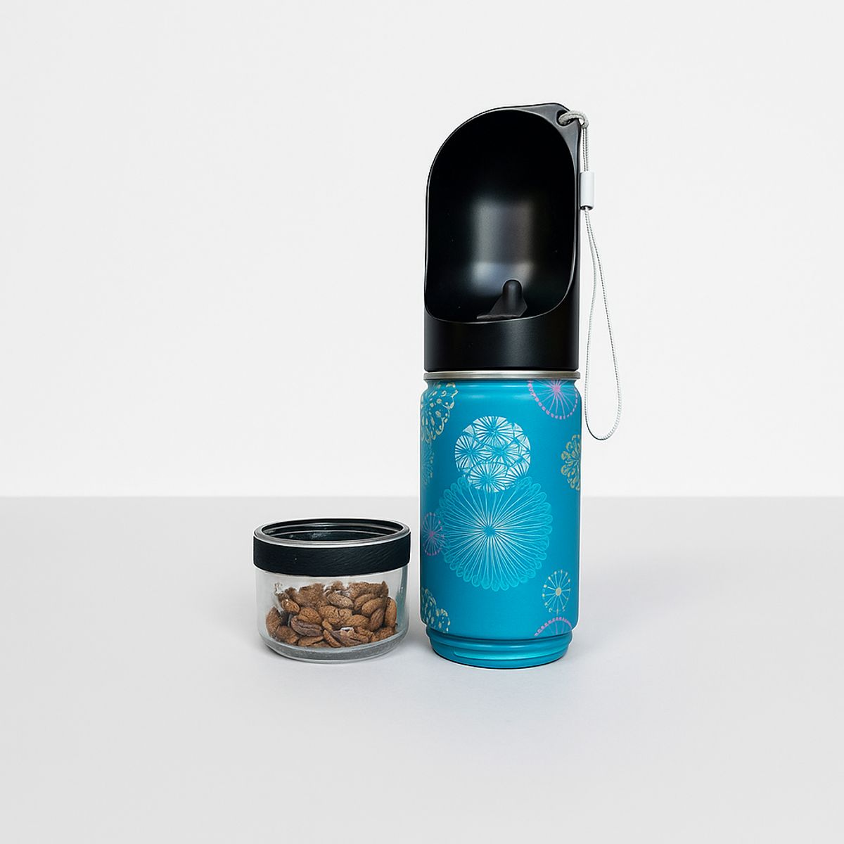 GENERICO - Botella Bebedero para mascotas, 2 en 1