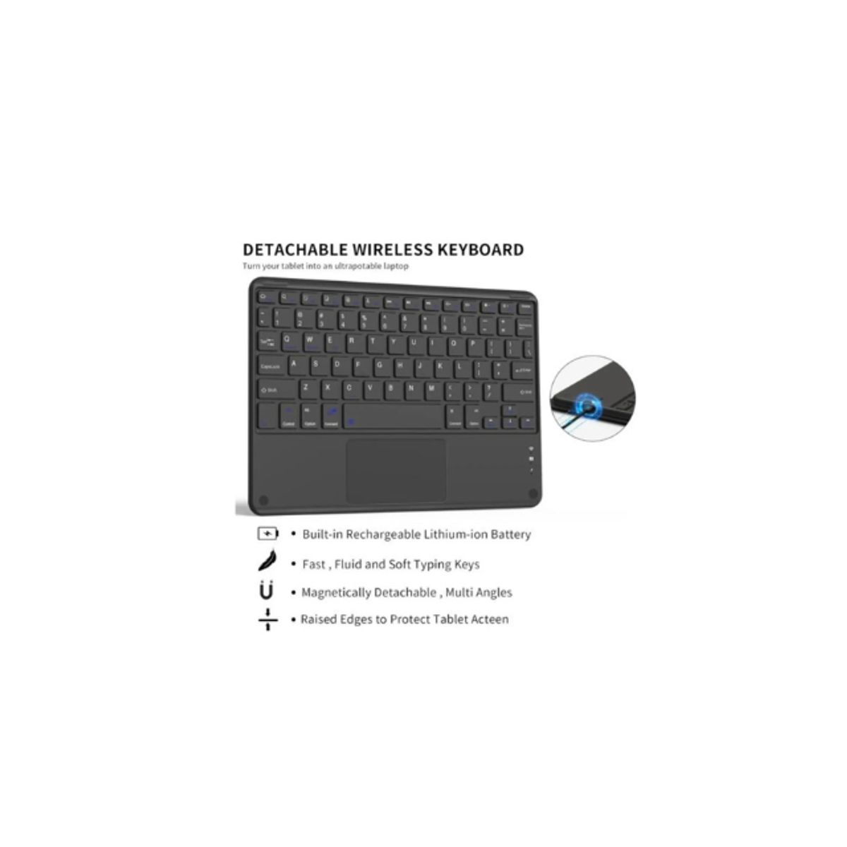 GENERICO - Funda Con Teclado Touchpad Ñ Para iPad 10.9 4ta/5ta Gene.
