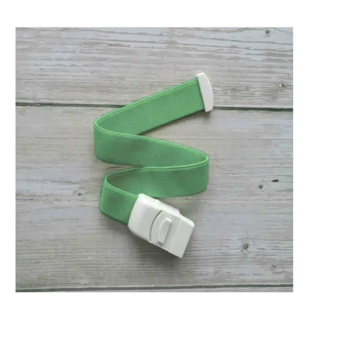 GENERICO - Torniquete Ligadura Elastico Hebilla Medicas Verde 12 Unids