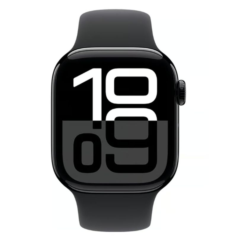 APPLE - Apple Watch Series 10 GPS 46mm Aluminio Black Sport Band S/M