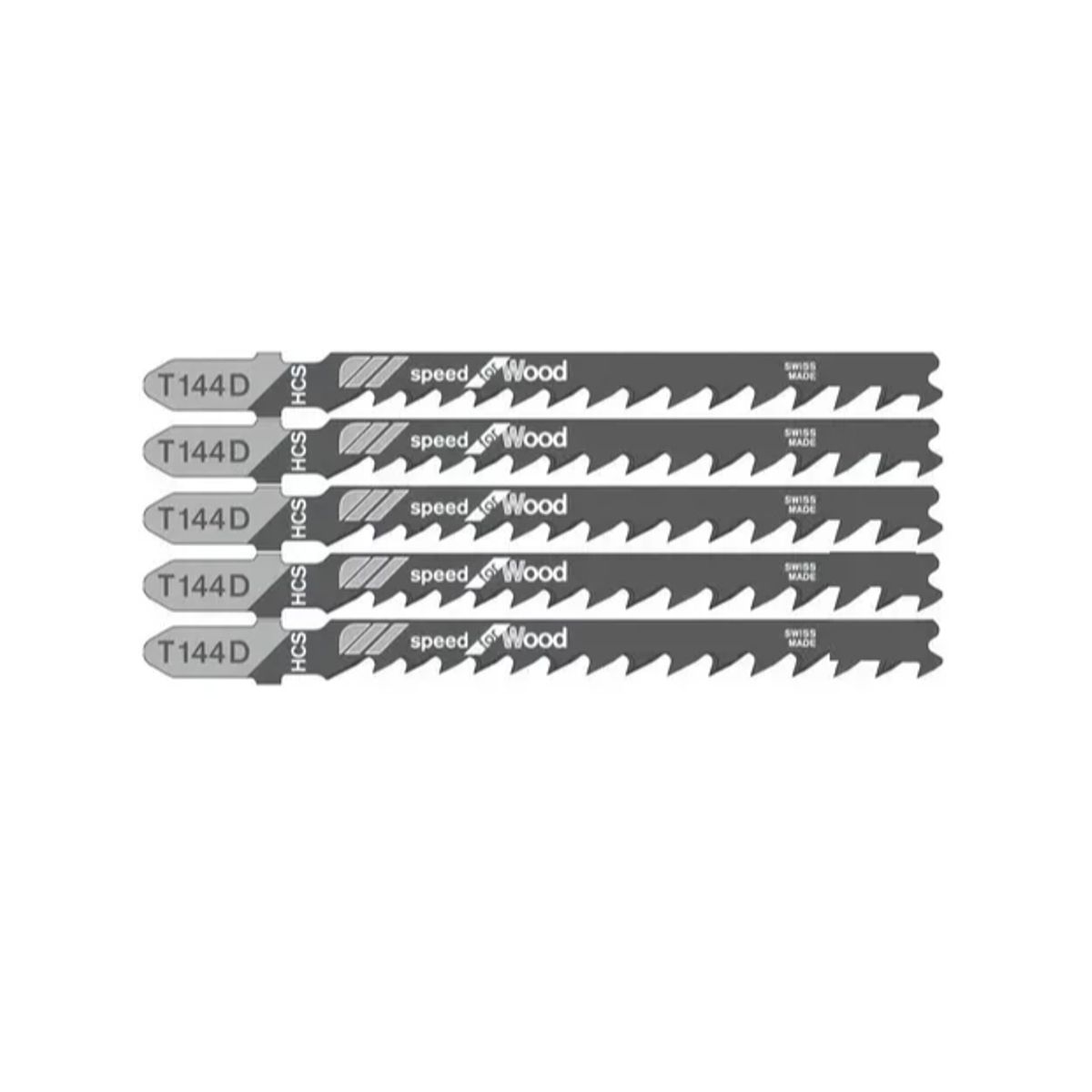 GENERICO - Hojas De Sierra Para Caladora T144d Set 5 Pcs