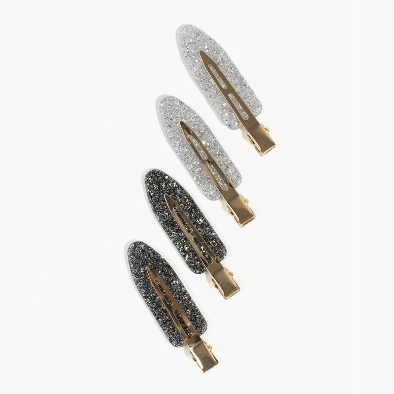 LOUNGE - Set Pinzas Mujer Brillos