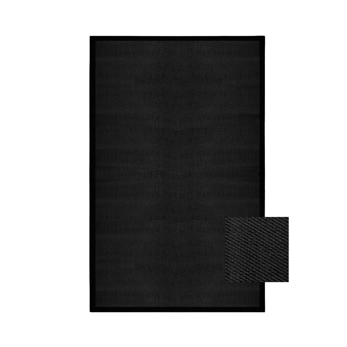 VADELL - Alfombra Jade 2,5 x 3,5 mts borde negro
