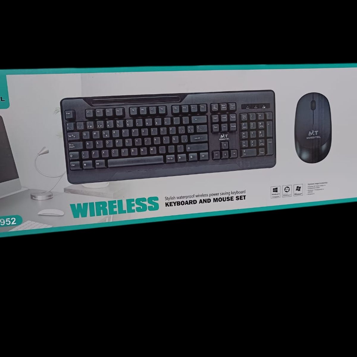 MUNDITEL - Set Inalámbrico Teclado + Mouse