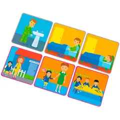 DACTIC - Tarjetas Secuencia Cartón 3 Tiempos