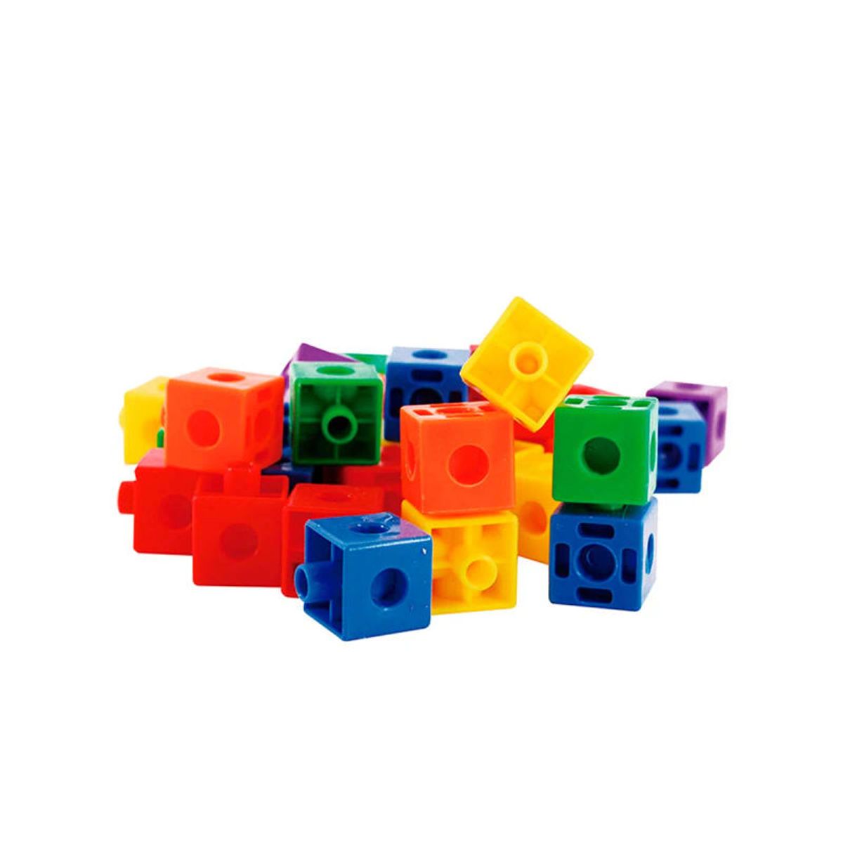 DACTIC - Cubos Conectores Dactic 130 Pcs para Construcción