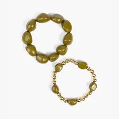 LOUNGE - Set Pulseras Mujer Piedras