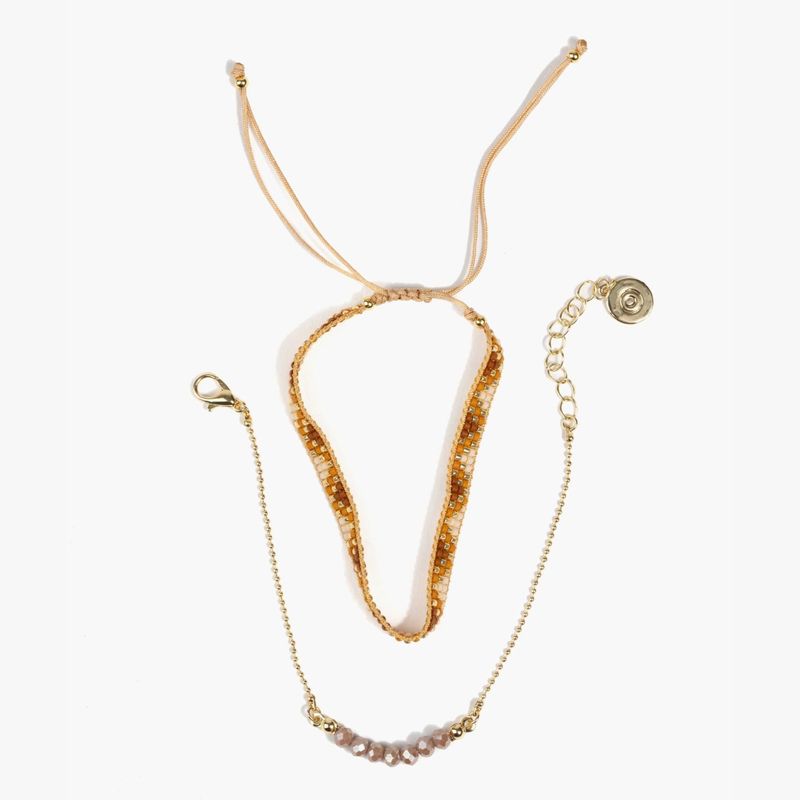 LOUNGE - Set Pulseras Mujer Con Mostacillas